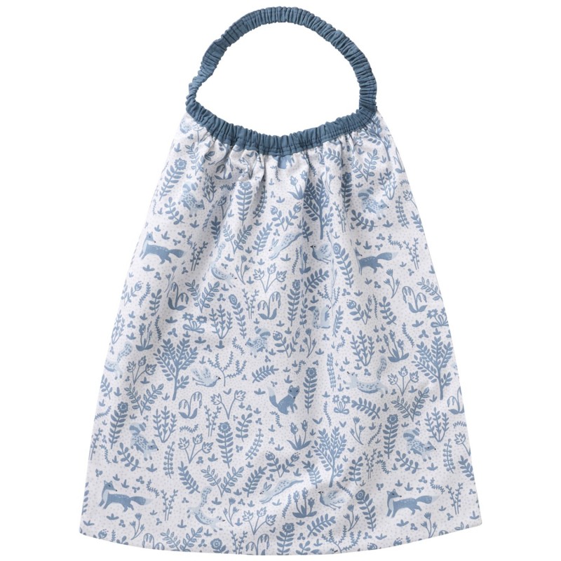 SERVIETTE ELASTIQUEE FORET/ BLEU - BB AND CO