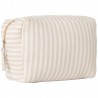 TROUSSE DE TOILETTE RAYEE GALET - BB AND CO