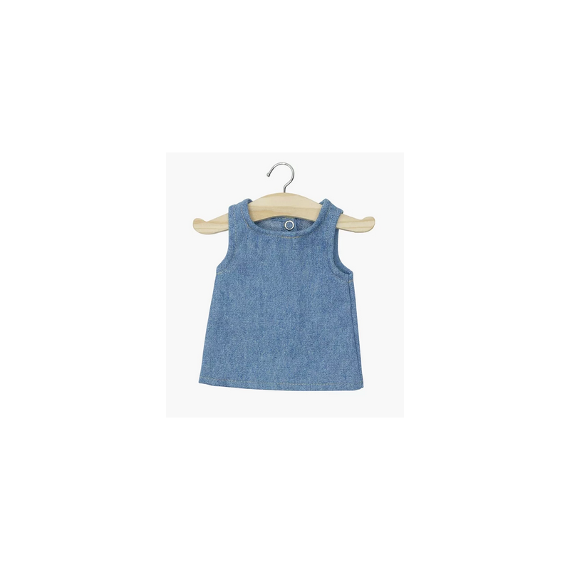 ROBE ANDRÉE EN JEANS SANS MANCHE - MINIKANE