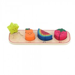PUZZLE ENCASTREMENT EN BOIS 1234 ANDY WESTFACE - VILAC