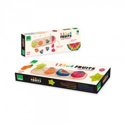 PUZZLE ENCASTREMENT EN BOIS 1234 ANDY WESTFACE - VILAC