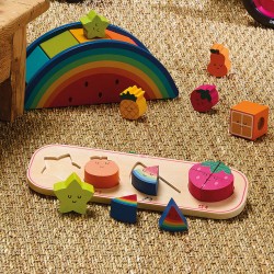 PUZZLE ENCASTREMENT EN BOIS 1234 ANDY WESTFACE - VILAC