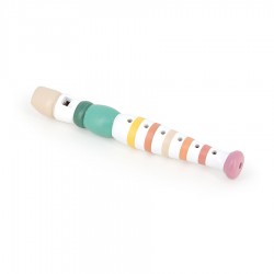 FLUTE EN BOIS RAYEE MULTICOLORE - VILAC