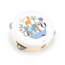 TAMBOURIN EN BOIS - SARAH BETZ - VILAC