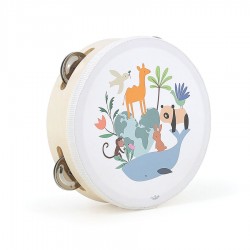 TAMBOURIN EN BOIS - SARAH BETZ - VILAC