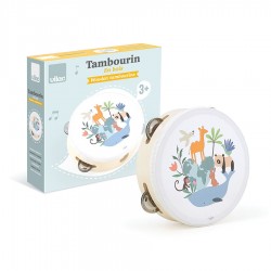 TAMBOURIN EN BOIS - SARAH BETZ - VILAC