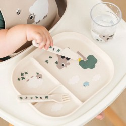 ASSIETTE PLATEAU COMPARTIMENTEE TINY FARM - DONE BY DEER
