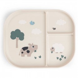 ASSIETTE PLATEAU COMPARTIMENTEE TINY FARM - DONE BY DEER