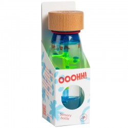 BOUTEILLE SENSORIELLE MOVE SPIRALE BLUE - PETIT BOUM