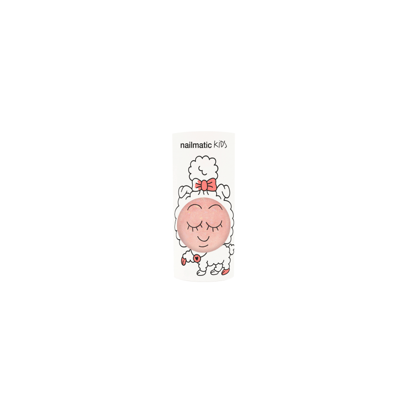 VERNIS ROSE/PECHE PAILLETTES PEACHY - NAILMATIC