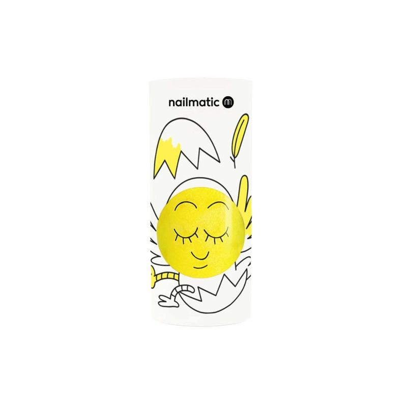 VERNIS JAUNE FLUO PAILLETTES TITI - NAILMATIC