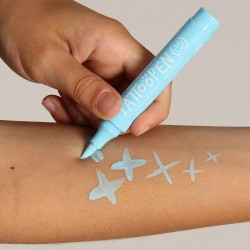 TATTOO PEN BLEU CLAIR - NAIMATIC