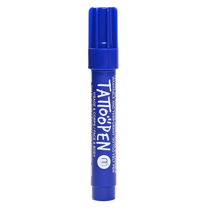 TATTOO PEN BLEU FONCE - NAILMATIC