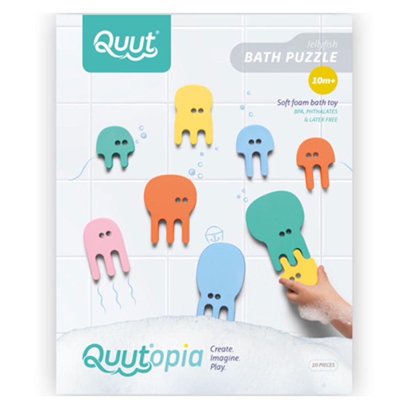 PUZZLE DE BAIN MEDUSES JELLYFISH - QUUT