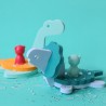 PUZZLE DE BAIN 3D MONDE DES DINOSAURES - QUUT