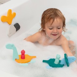 PUZZLE DE BAIN 3D MONDE DES DINOSAURES - QUUT