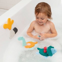 PUZZLE DE BAIN 3D MONDE DES DINOSAURES - QUUT