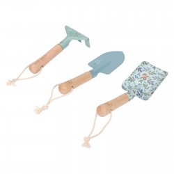 SET D' OUTILS DE JARDIN FOREST FRIENDS BLEU - LITTLE DUTCH