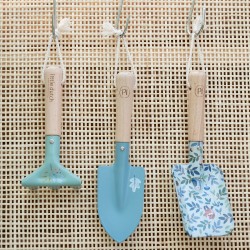 SET D' OUTILS DE JARDIN FOREST FRIENDS BLEU - LITTLE DUTCH