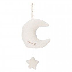 PELUCHE MUSICALE LUNE ET ETOILE NEWBORN - LITTLE DUTCH