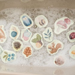 STICKERS DE BAIN EN MOUSSE FOREST FRIENDS - LITTLE DUTCH
