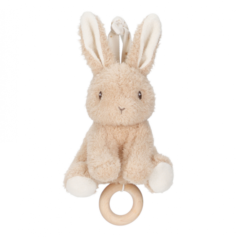 PELUCHE MUSICALE LAPIN NEWBORN - LITTLE DUTCH