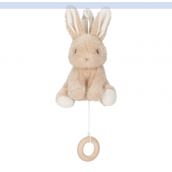 PELUCHE MUSICALE LAPIN NEWBORN - LITTLE DUTCH