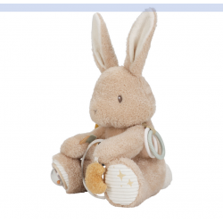PELUCHE D'ACTIVITES LAPIN NEWBORN - LITTLE DUTCH