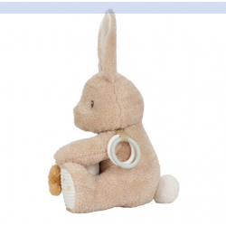 PELUCHE D'ACTIVITES LAPIN NEWBORN - LITTLE DUTCH