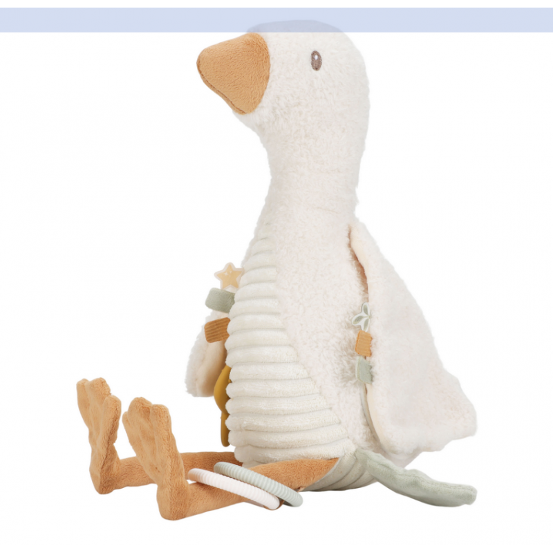 PELUCHE D'ACTIVITES OIE NEWBORN - LITTLE DUTCH