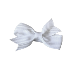 BARRETTE NOEUD BLANC -...