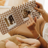 MINI ALBUM GAZE DE COTON DAMIER "MES PHOTOS" - ATELIER WAGRAM