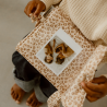 MINI ALBUM GAZE DE COTON LEOPARD CLAIR "MES P'TITES PHOTOS" - ATELIER WAGRAM
