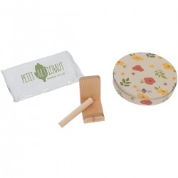 BOITE A EMPREINTES BABY BOX RONDE LITTLE PRAIRIE - PETIT ARTICHAUT