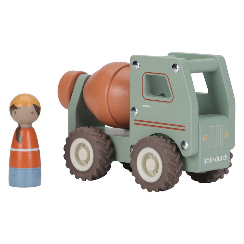 CAMION TOUPIE EN BOIS FSC - LITLLE DUTCH