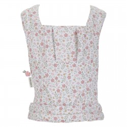 PORTE BEBE POUR POUPEE FLEURS ROSES - LITTLE DUTCH