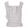 PORTE BEBE POUR POUPEE FLEURS ROSES - LITTLE DUTCH