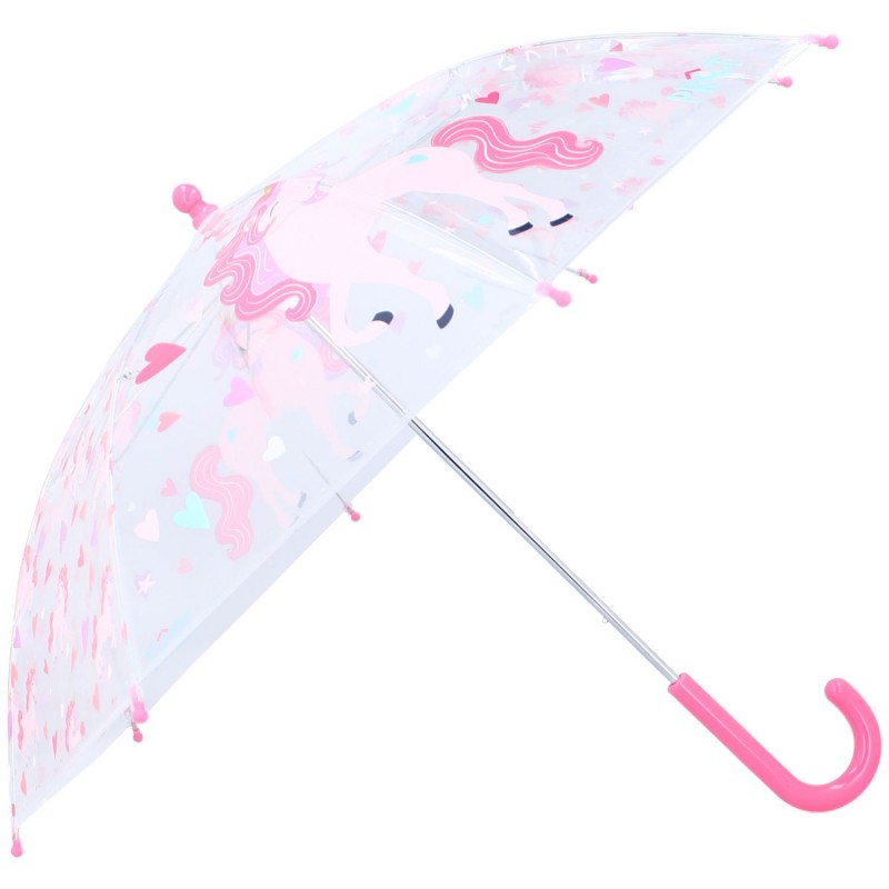 PARAPLUIE TRANSPARENT LICORNE - BB AND CO