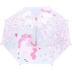 PARAPLUIE TRANSPARENT LICORNE - BB AND CO