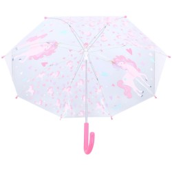 PARAPLUIE TRANSPARENT LICORNE - BB AND CO