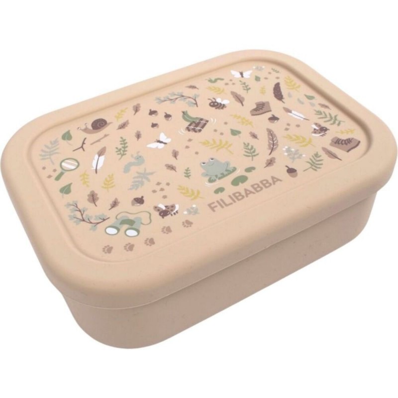 LUNCH BOX 3 COMPARTIMENTS SILICONE LITTLE WONDER - FILIBABBA