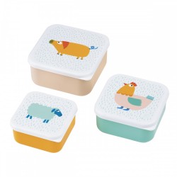 SET DE 3 LUNCH BOX "LA...