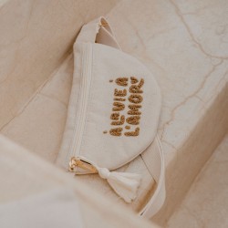 BANANE BEIGE "A LA VIE A L'AMOR" - ZAKUW