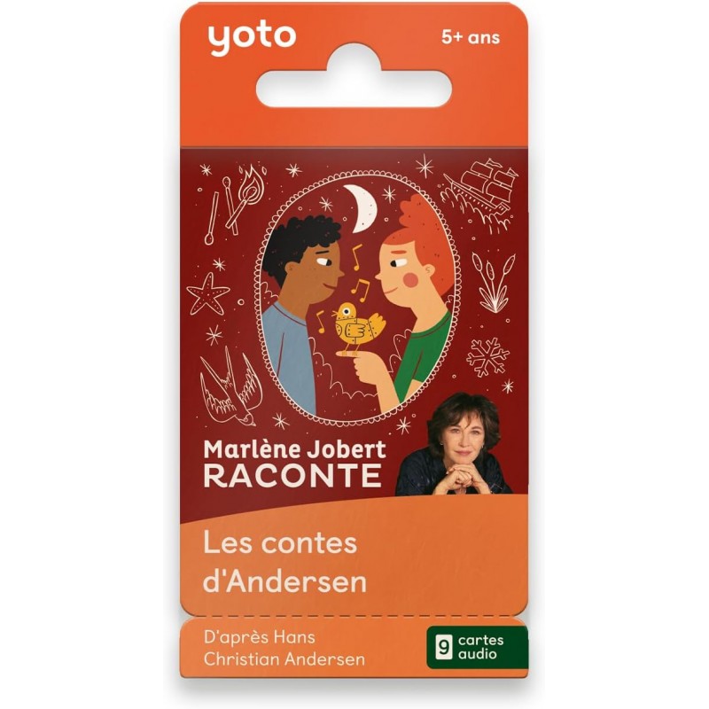 CARTES X9 : MARLENE JOBERT RACONTE...LES CONTES D' ANDERSEN - YOTO