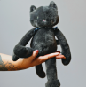 LE CHAT MELOE 37 CM ANTHRACITE - MAILOU