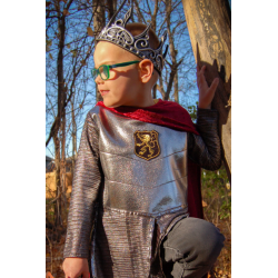 SET CHEVALIER ARGENT ET BORDEAUX 5-6 ANS - GREAT PRETENDERS