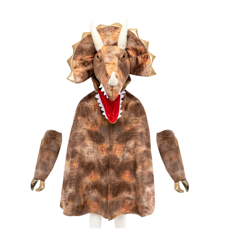 CAPE TRICERATOPS GRANDASAURUS ET SES GRIFFES 7-8 ANS - GREAT PRETENDERS