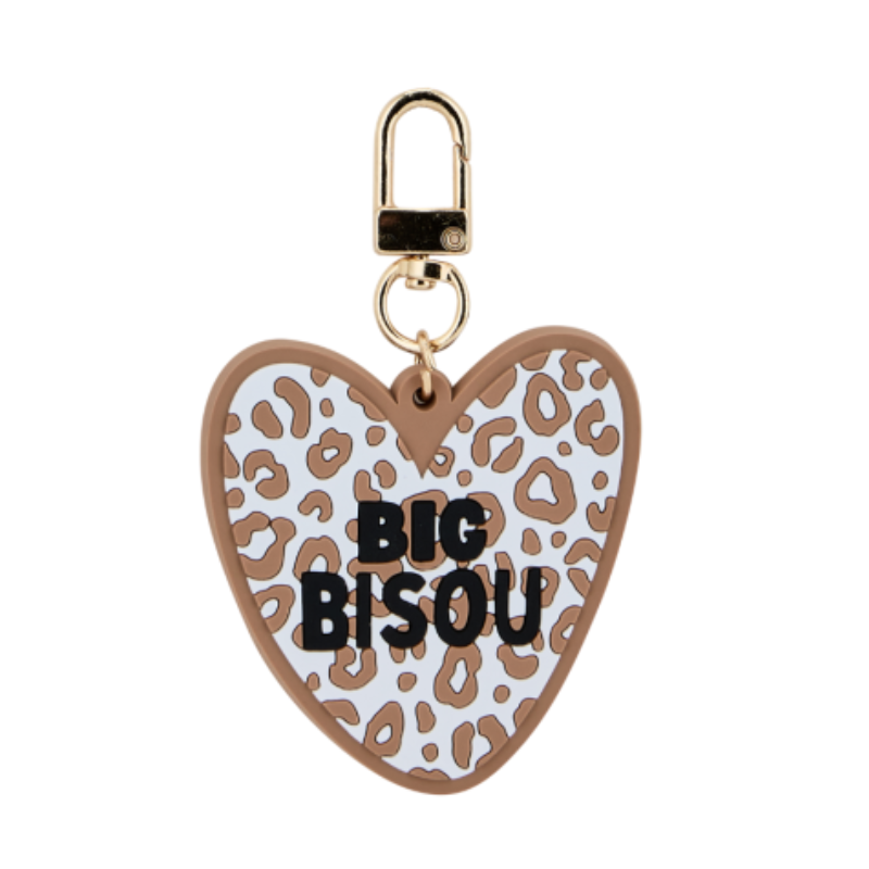 PORTE CLES COEUR "BIG BISOU" - ATELIER WAGRAM