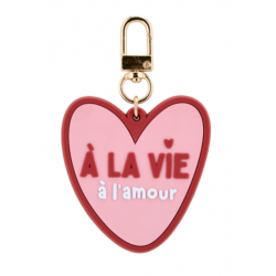 PORTE CLES COEUR "A LA VIE...