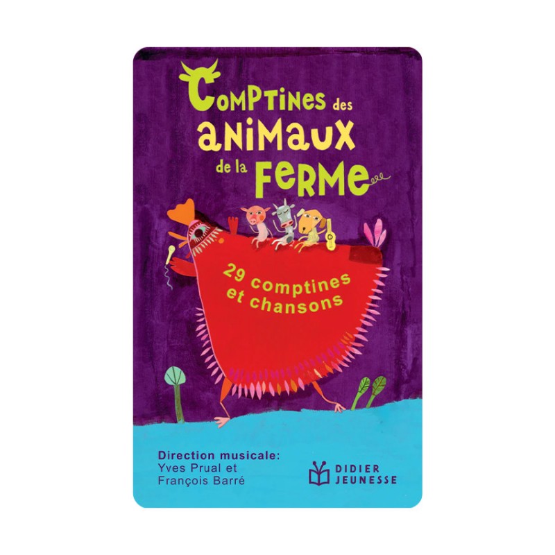 CARTE : COMPTINES DES ANIMAUX DE LA FERME - YOTO